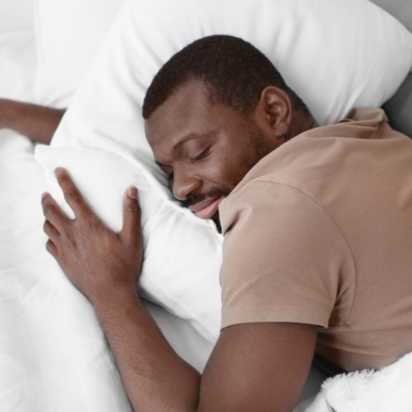 man sleeping